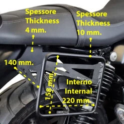 Soporte Alforjas Motoguzzi V7 IV 850 21- -Accesorios De Moto Ventas 8901036 3 994