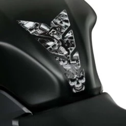 Puig Pegatina Adhesivo Protector De Deposito Modelo Skull Black Universal