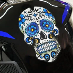 Adhesivo Protector De Deposito Modelo Skull, Universal PUIG