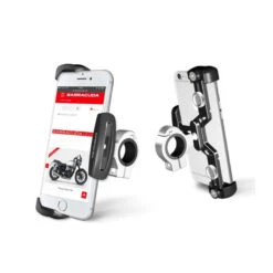 Soporte Porta Telefono De Aluminio Barracuda -Accesorios De Moto Ventas ph n 3 5