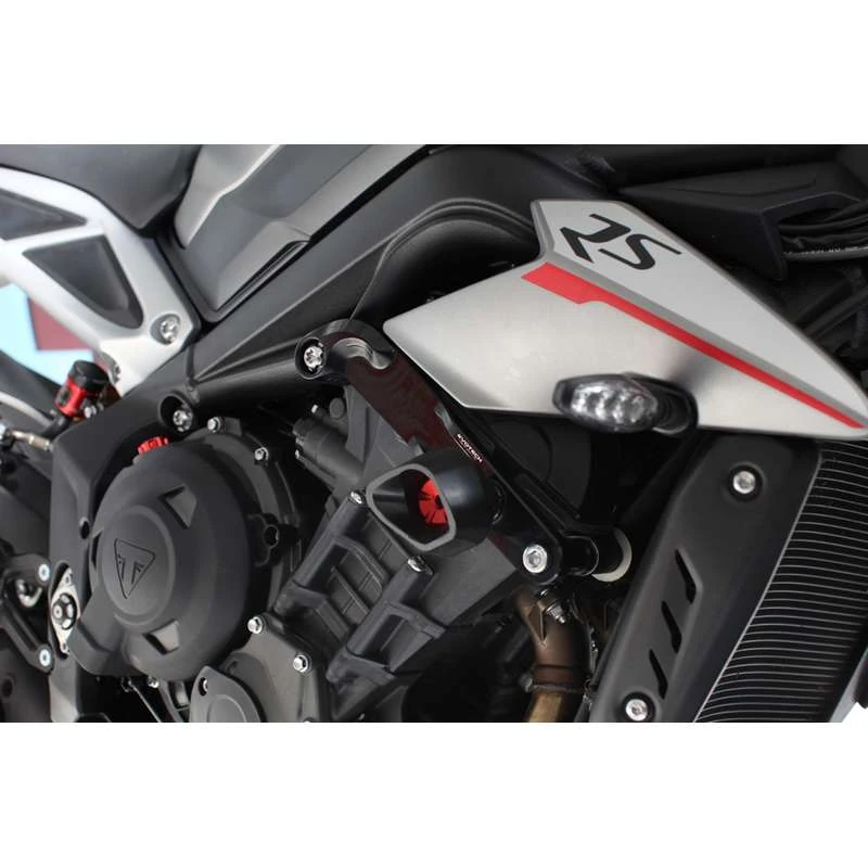 Topes Anticaida Evotech Triumph Street Triple 675-R-RS 2013- 3 Topes Anticaida Evotech Triumph Street Triple 675-R-RS 2013- - Imagen 3